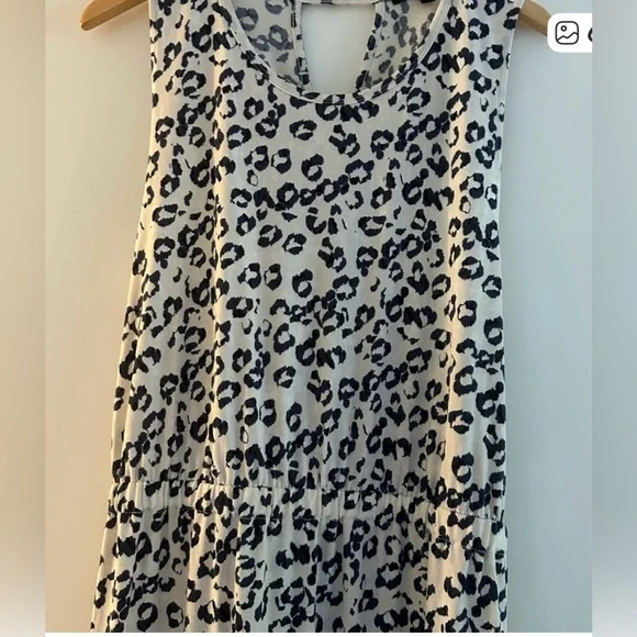 Banana Republic Black and Cream Dress - Picture 5 of 6